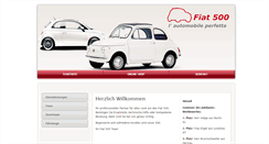Desktop Screenshot of fiat-500.ch